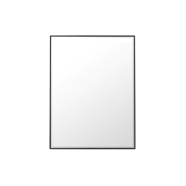 Rohe 40" x 30" Champagne Brass Rectangular Vanity Mirror