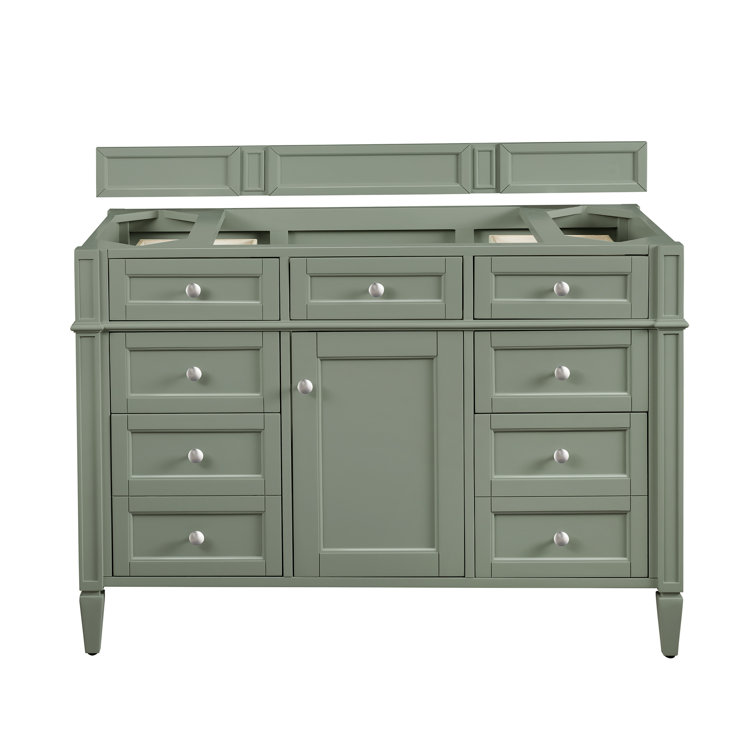 Smokey Celadon Green 47" Plywood Single Bathroom Vanity Base