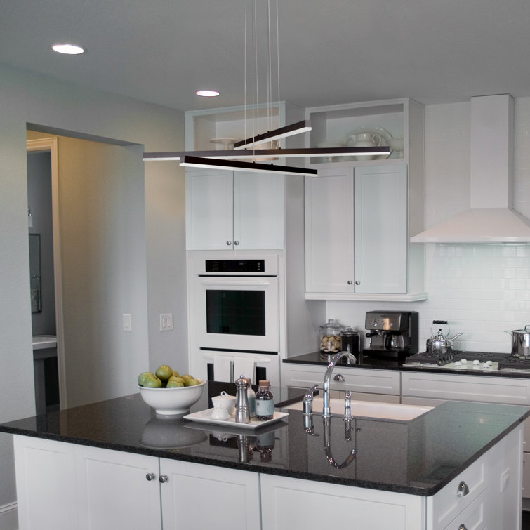 Sirius 40" Black Aluminum LED Pendant Light