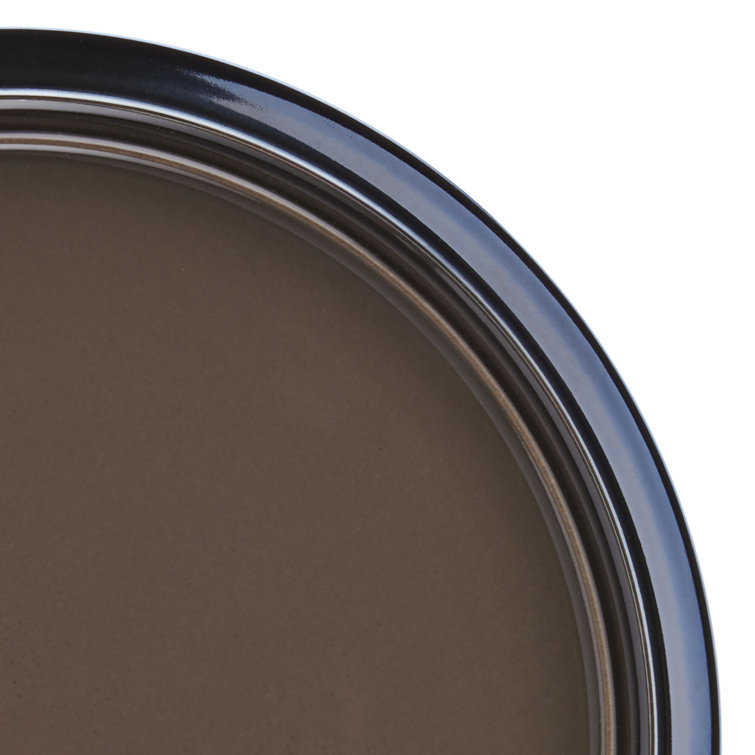 Elura Dark Brown Ceramic 16-Piece Dinnerware Set, Service for 4