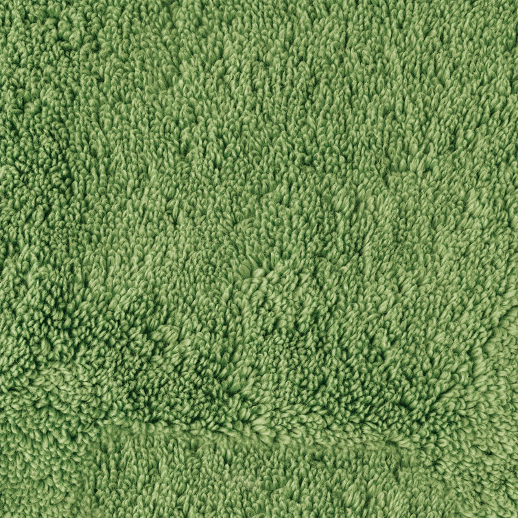 Grass Green Cotton Terrycloth Bath Towel
