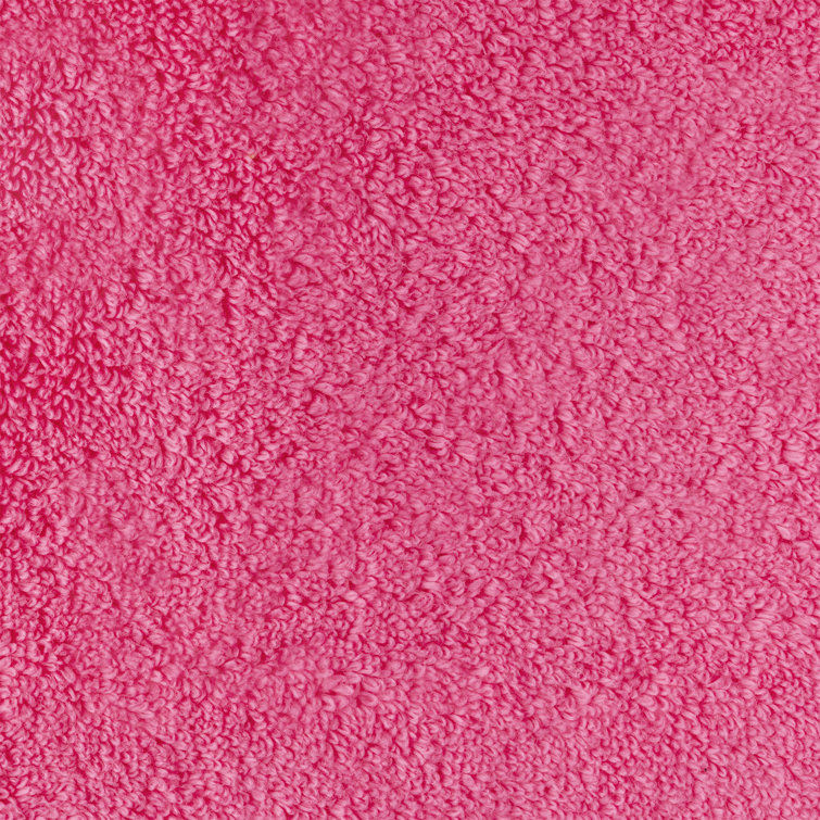 Hot Pink Cotton Terrycloth Bath Towel
