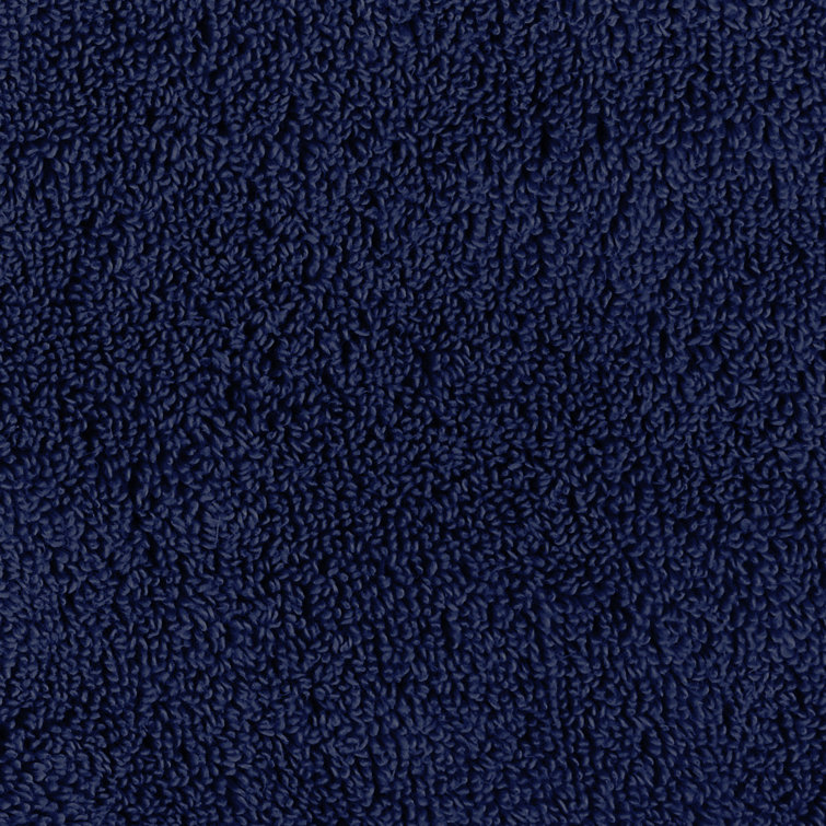 Navy Cotton Terrycloth Fingertip Hand Washcloth