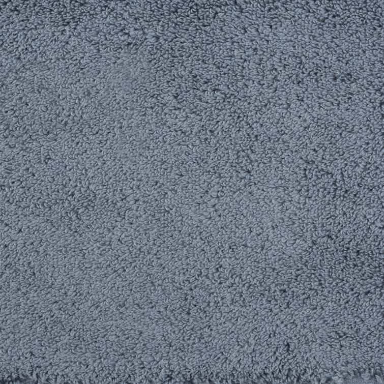 Night Dark Gray Cotton Hand Washcloth