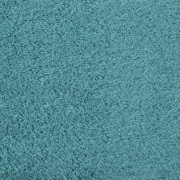 Peacock Blue Cotton Fingertip Washcloth Set