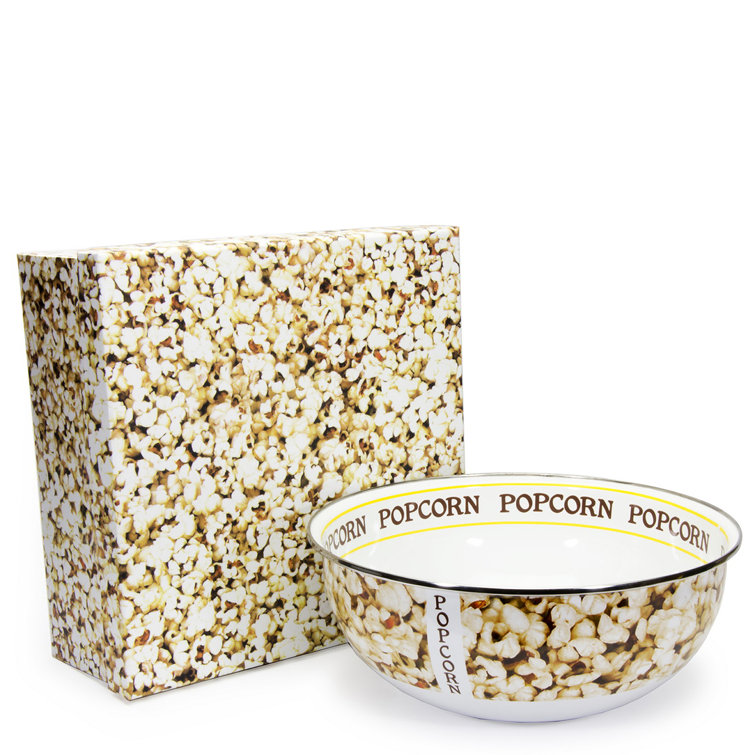 Ceramic Christmas Popcorn Serving Bowl, 11-inch