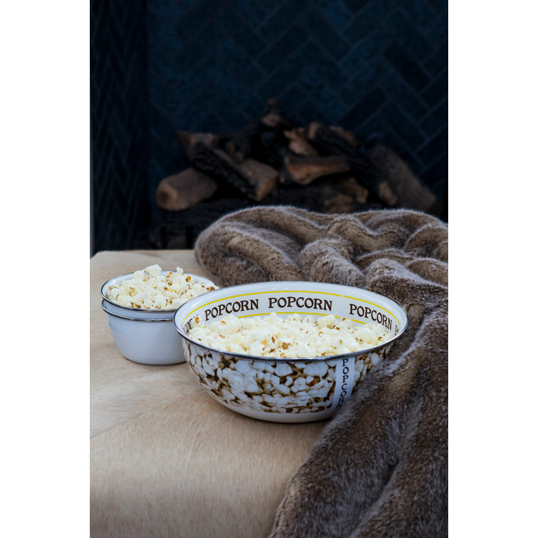 Ceramic Christmas Popcorn Serving Bowl, 11-inch