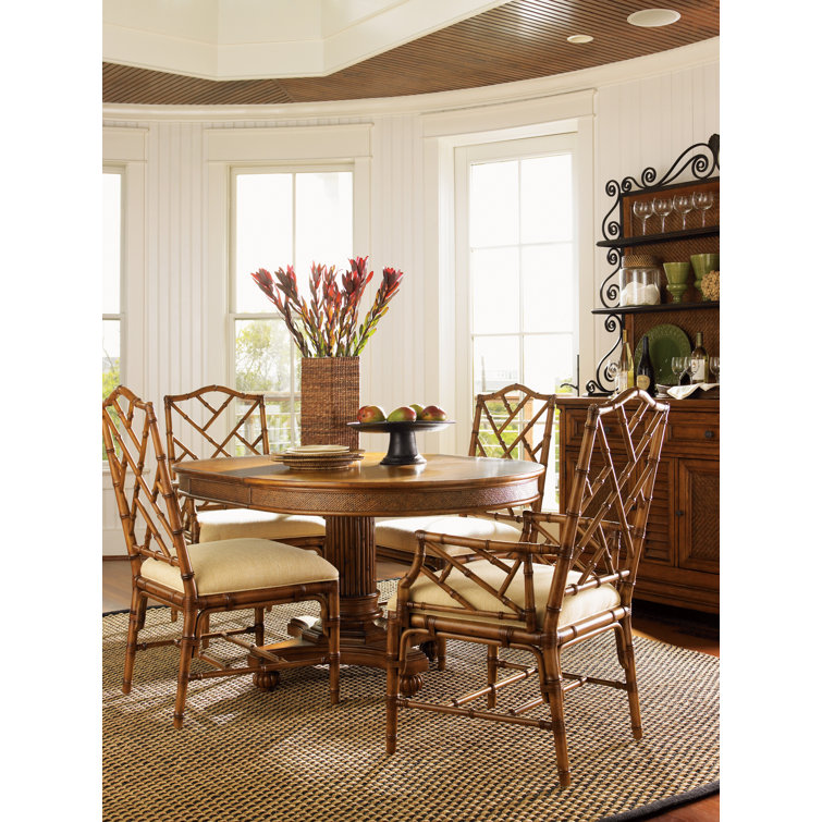 Island Estate Ceylon 22.5" Rattan Side Chair in Beige
