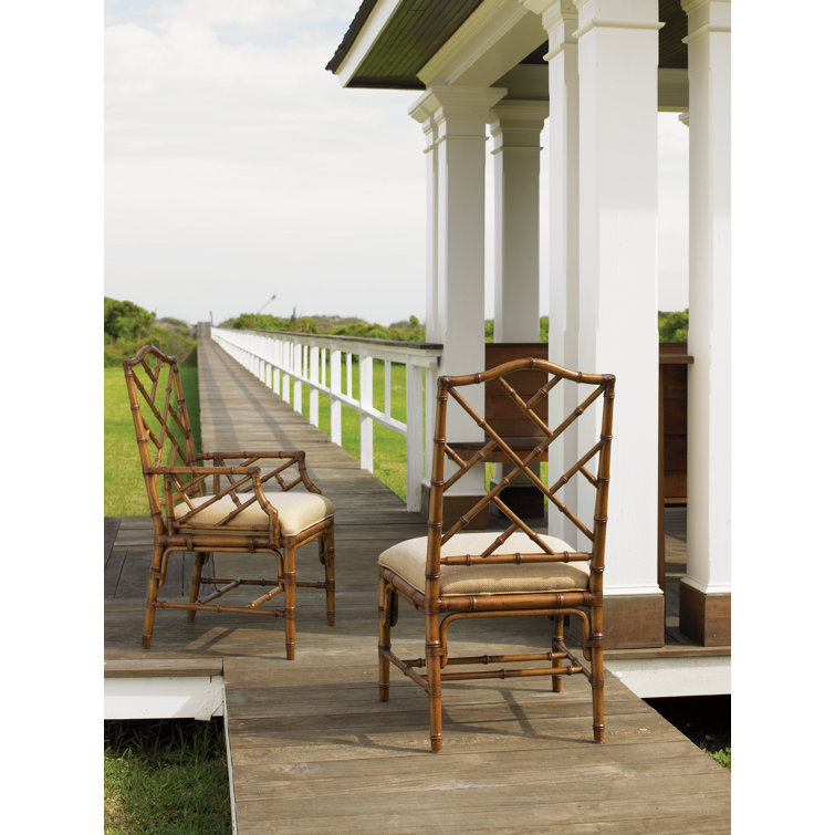 Island Estate Ceylon 22.5" Rattan Side Chair in Beige
