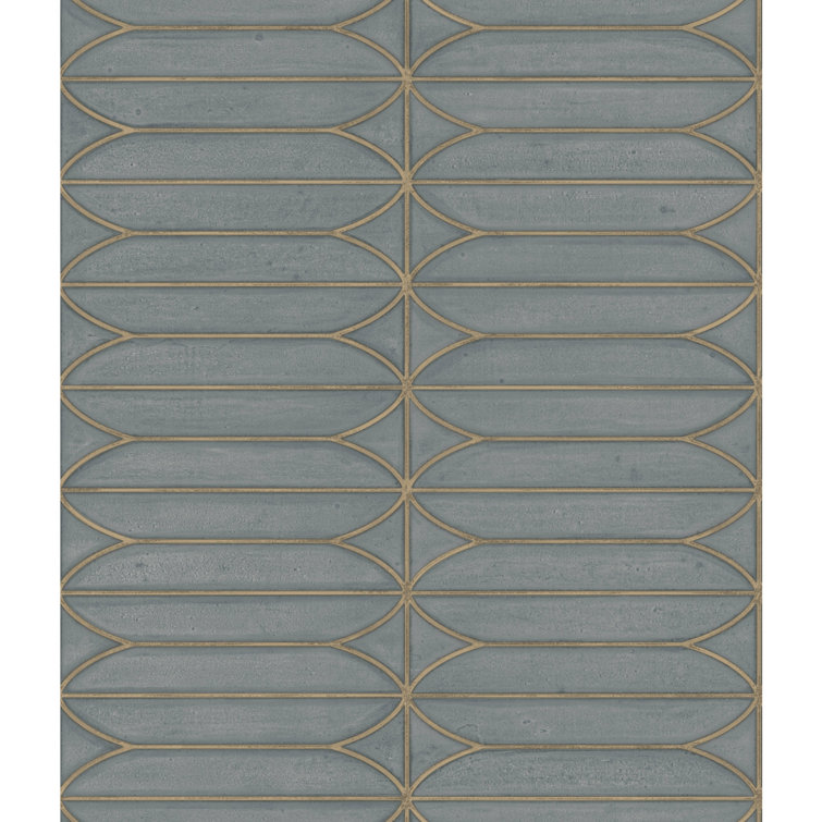 Charcoal Geometric Peel & Stick Vinyl Wallpaper
