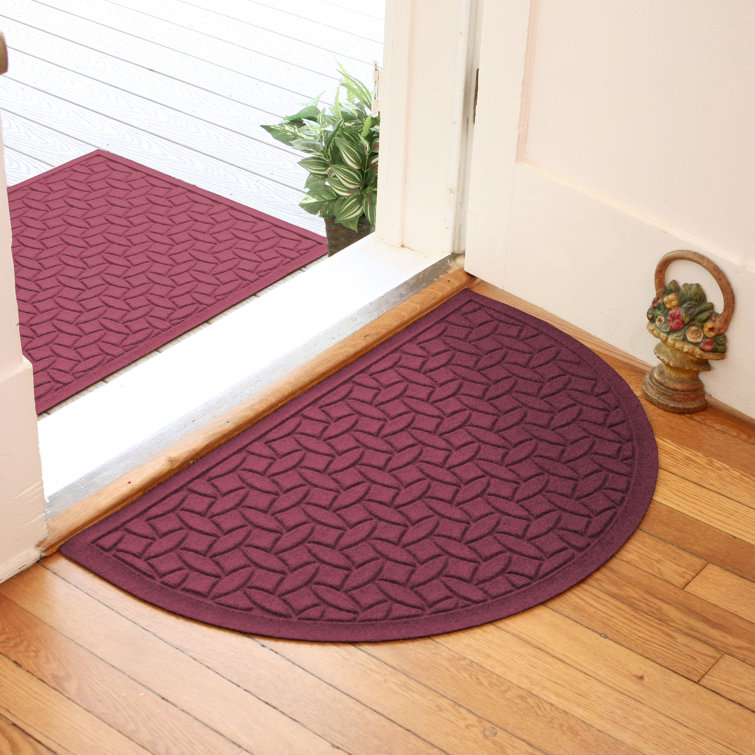 Bordeaux Rectangle Heavy Traffic Outdoor Polypropylene Mat