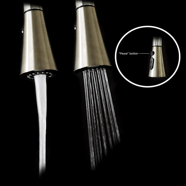 Kapalua Chrome Single Handle Pull-Down Kitchen Faucet