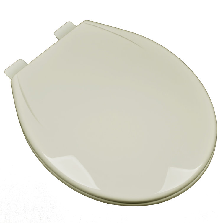Bone Round Soft Close Plastic Toilet Seat and Lid