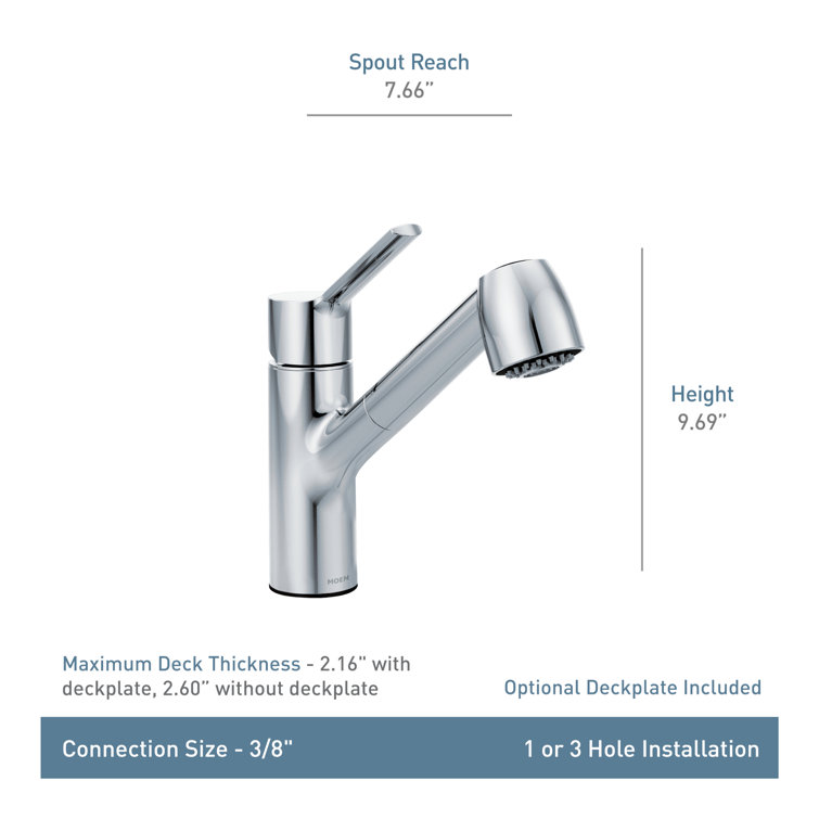 Stainless Steel Pull-Out Spray Kitchen Faucet