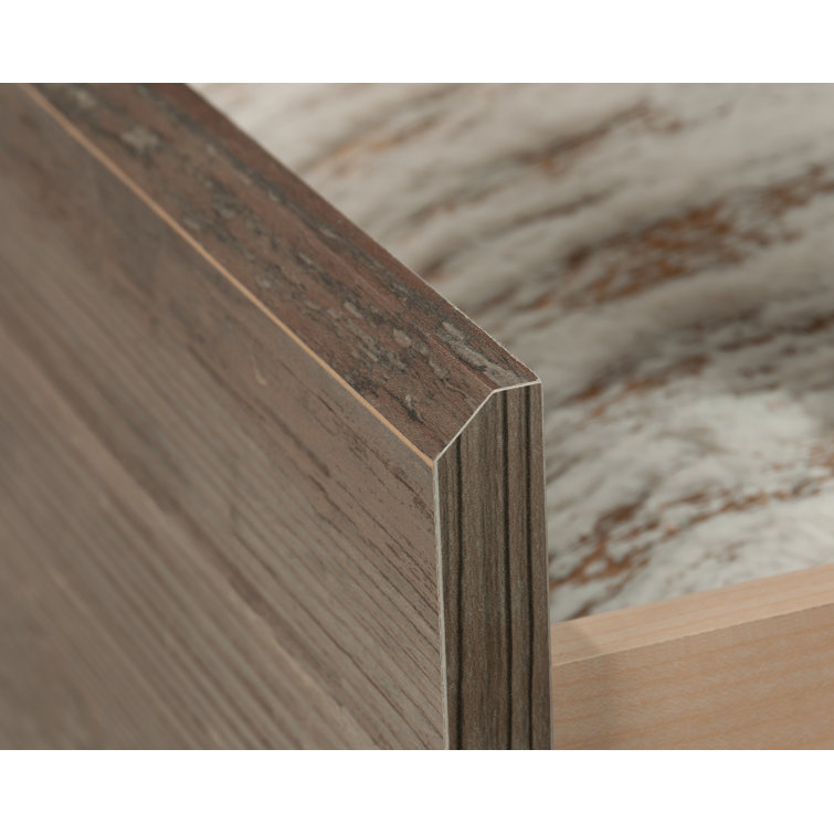 Pebble Pine Transitional Armoire with Sliding Door
