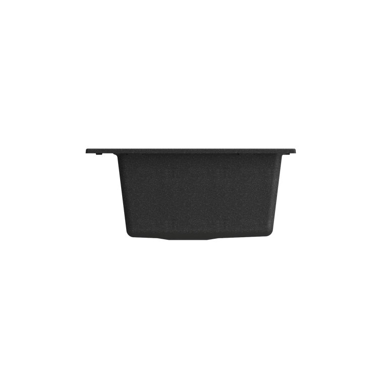 Matte Black Dual-Mount Granite Composite Kitchen Sink