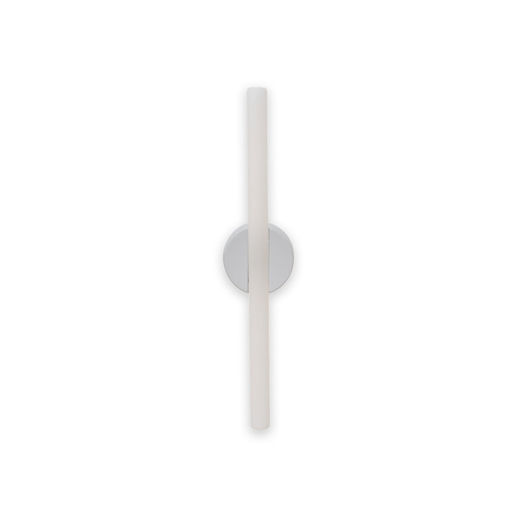 Small White Aluminum Dimmable Wall Light