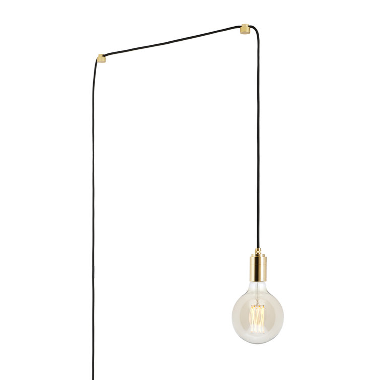 Gaia Mini LED Brass Globe Pendant with Dimmable Light
