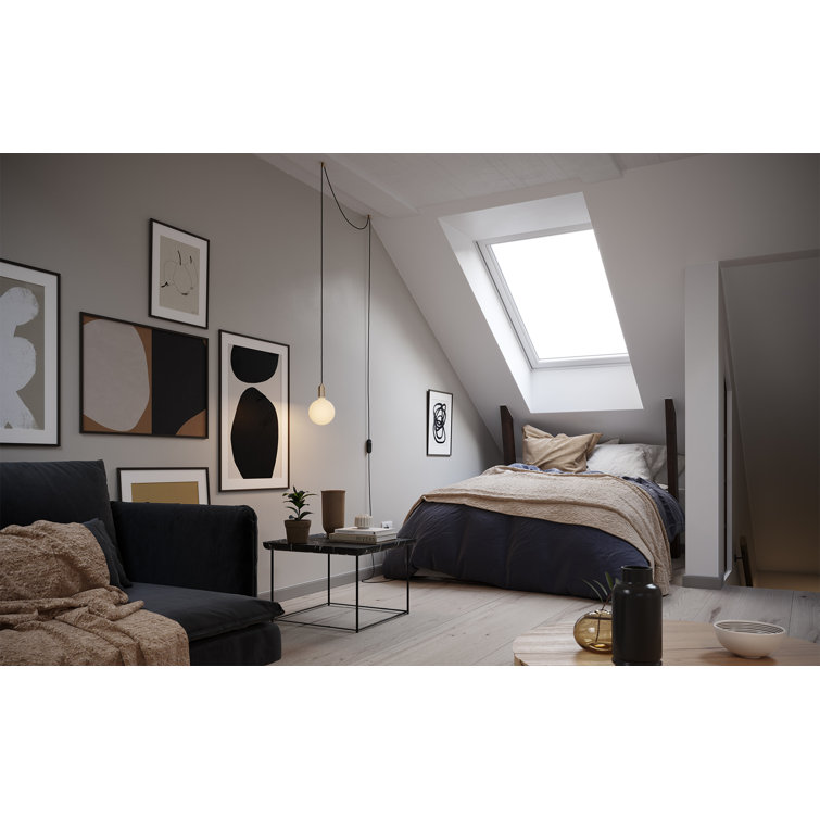Mini Globe LED Pendant Light with Brass Finish and Frosted Glass