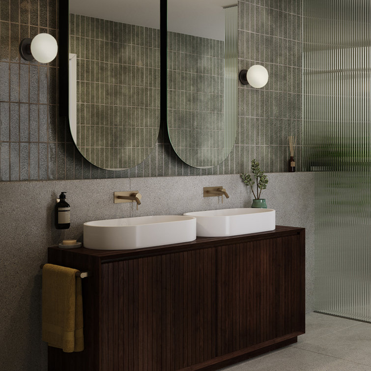 Lochan 4.25'' White Dimmable Oval LED Wall Sconce