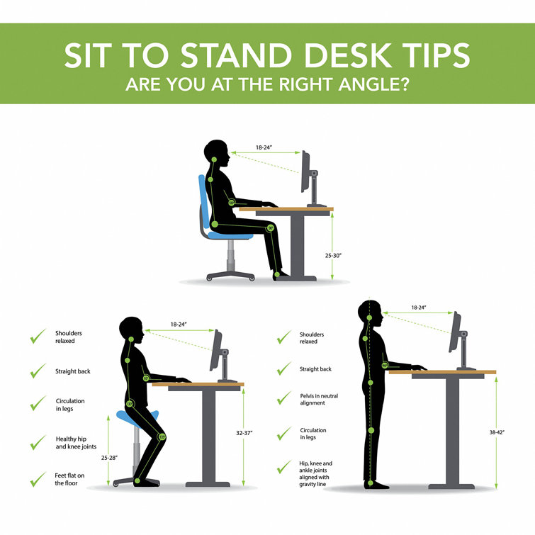Mocha Cherry 47'' Motorized Sit/Stand Desk with Power Outlet