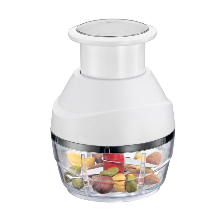 Compact White and Clear Plastic Multi Chopper