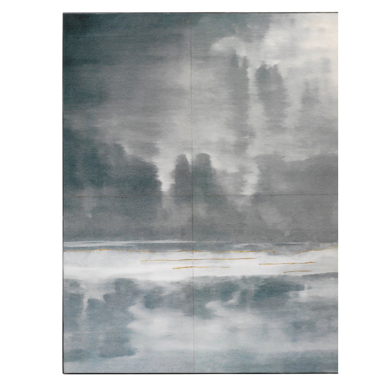Large Blue Cloudscape Canvas Wall Art