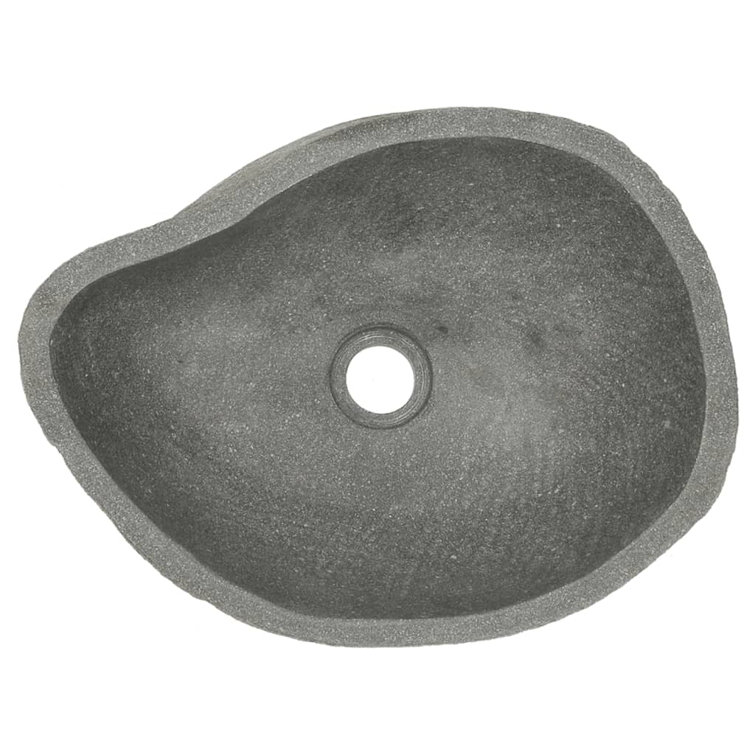 Natural River Stone Oval Bathroom Sink