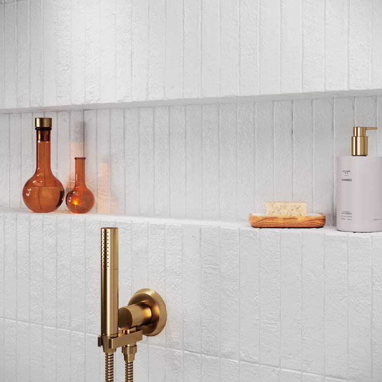 Glossy White Ceramic Subway Wall Tile for Bathroom and Kitchen