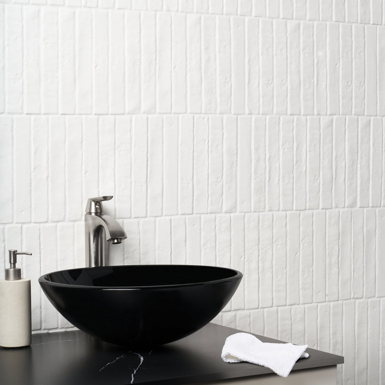 Glossy White Ceramic Subway Wall Tile for Bathroom and Kitchen