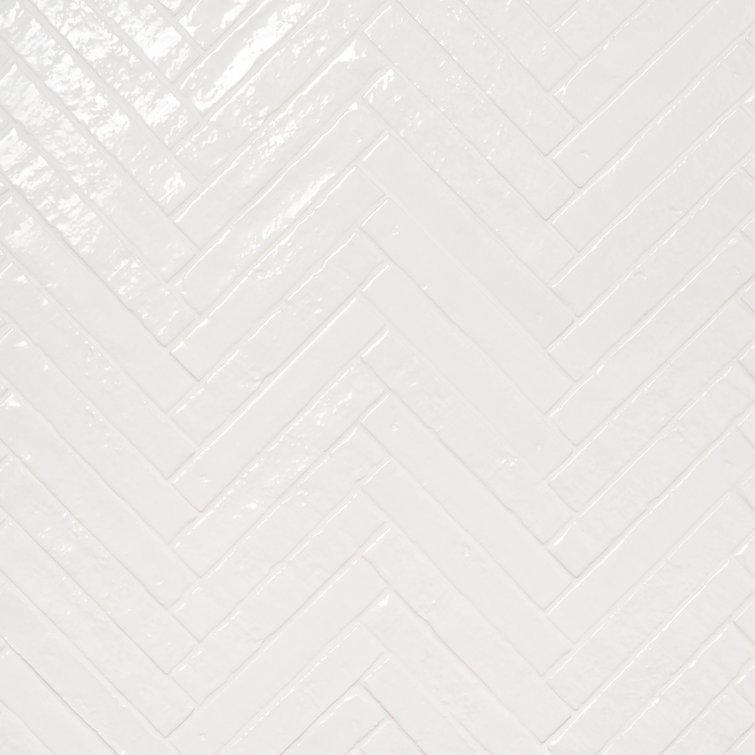 Virtuo Glossy White Ceramic Subway Wall Tile 2-in x 9-in