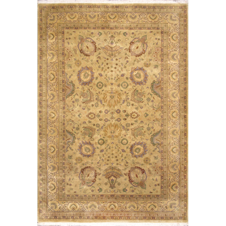 Melody Hand-Knotted Multicolor Wool Area Rug 6'2" x 8'11"