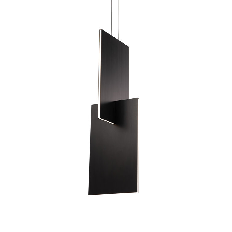 Amari Black Aluminum LED Indoor/Outdoor Pendant Light