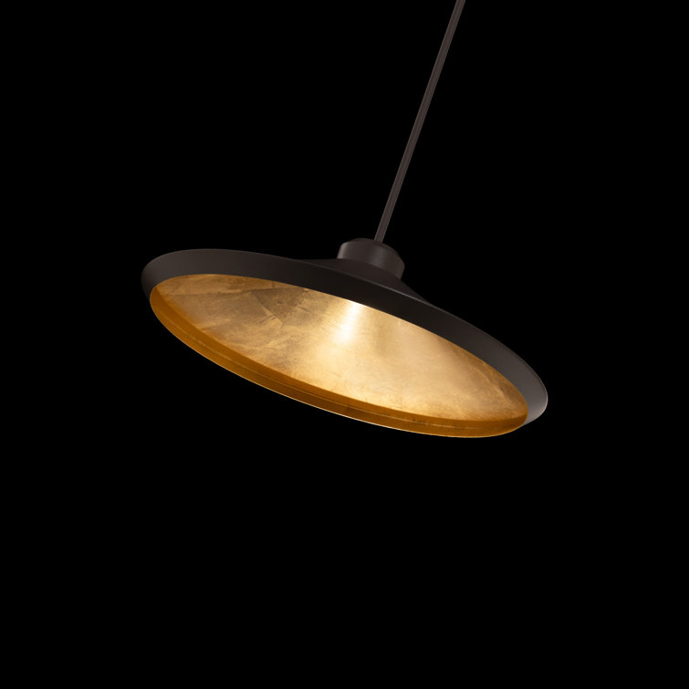Alfa Bronze Gold Leaf LED Indoor/Outdoor Pendant Light