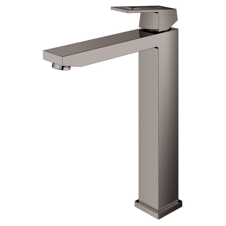 Hard Graphite Single-Handle Vessel Sink Bathroom Faucet