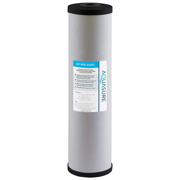 Aquasure Fortitude V2 Large Sediment Carbon Zinc Replacement Filter