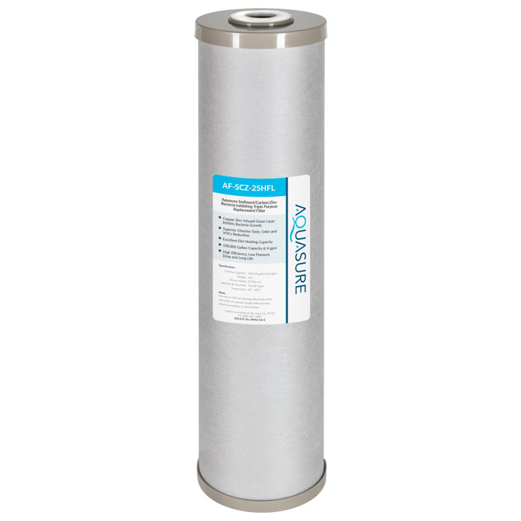 Aquasure Fortitude V2 Large Sediment Carbon Zinc Replacement Filter