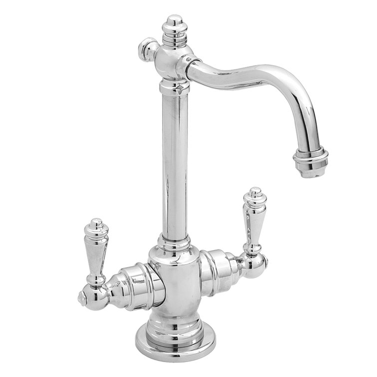 Victorian Polished Chrome 9" 2-Handle Hot and Cold Water Dispenser Faucet