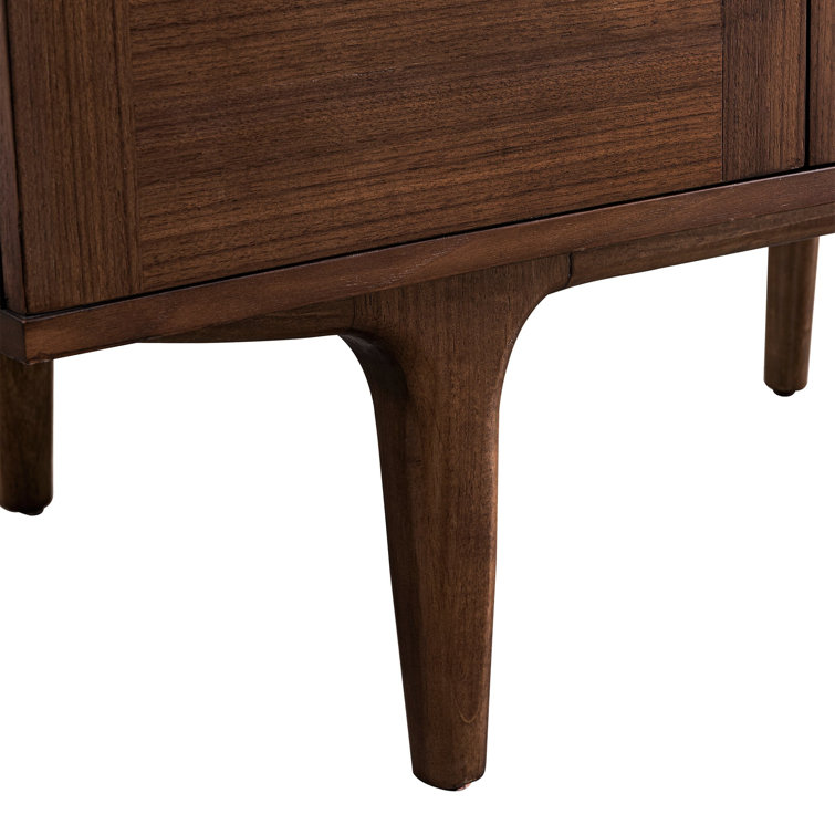 Amberly 30" Walnut Single Bathroom Vanity Base