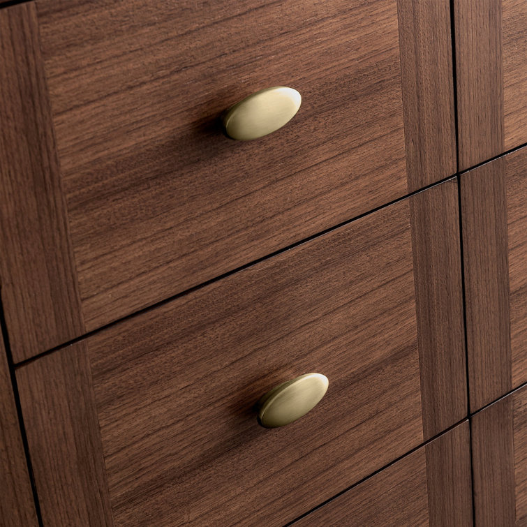 Amberly 30" Walnut Single Bathroom Vanity Base