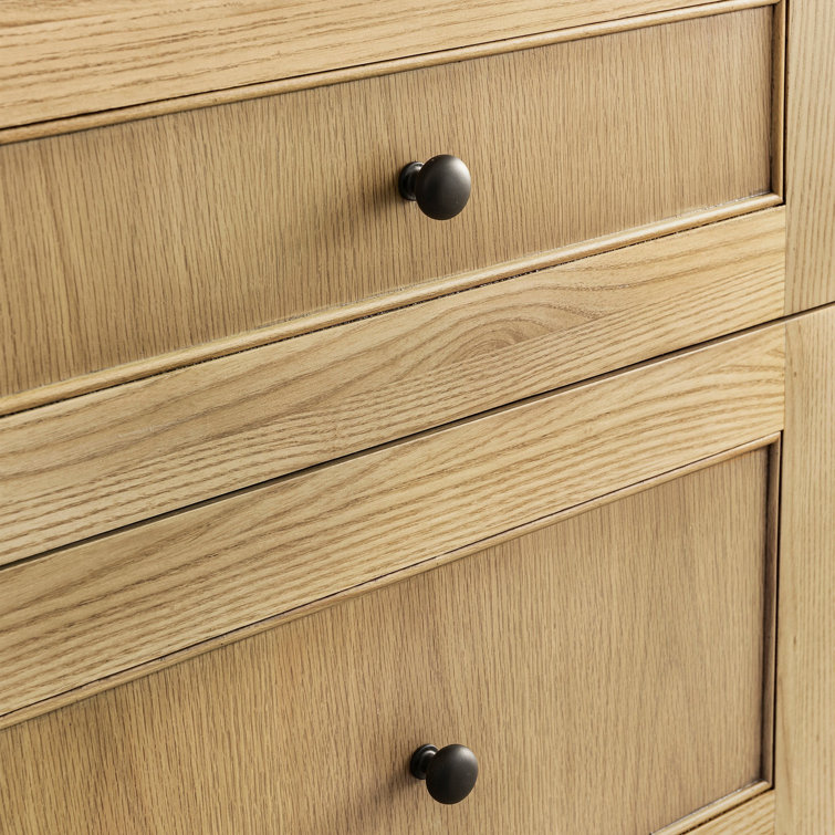 Light Natural Oak 30" Single Bathroom Vanity with Solid Surface Top