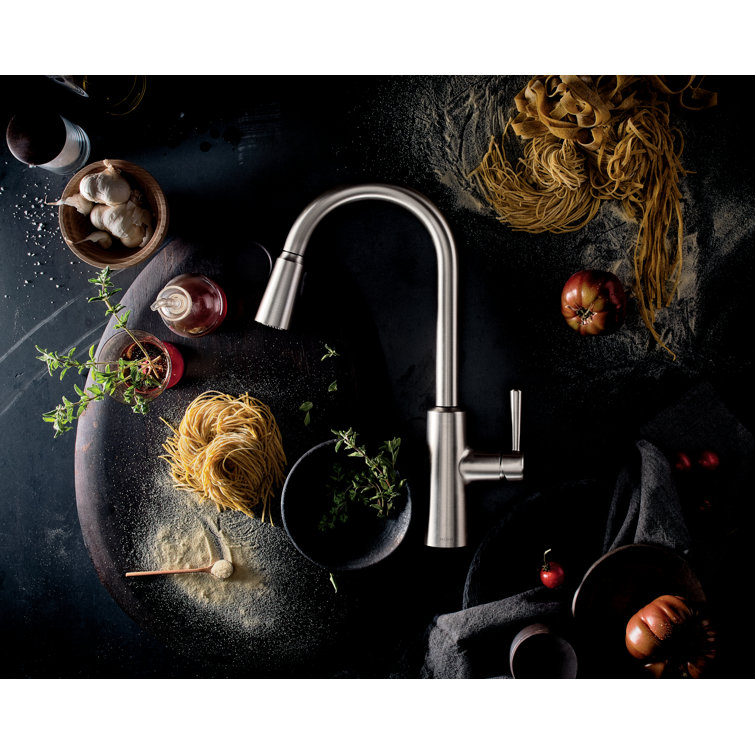 Stainless Steel Touchless Pull Down Kitchen Faucet with Spray