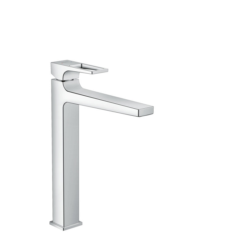 Sleek European Chrome Single Hole Vessel Bathroom Faucet