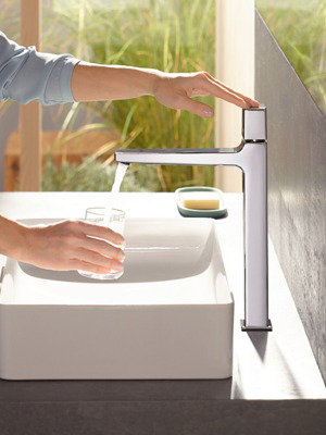 Sleek European Brushed Nickel Single Hole Vessel Bathroom Faucet