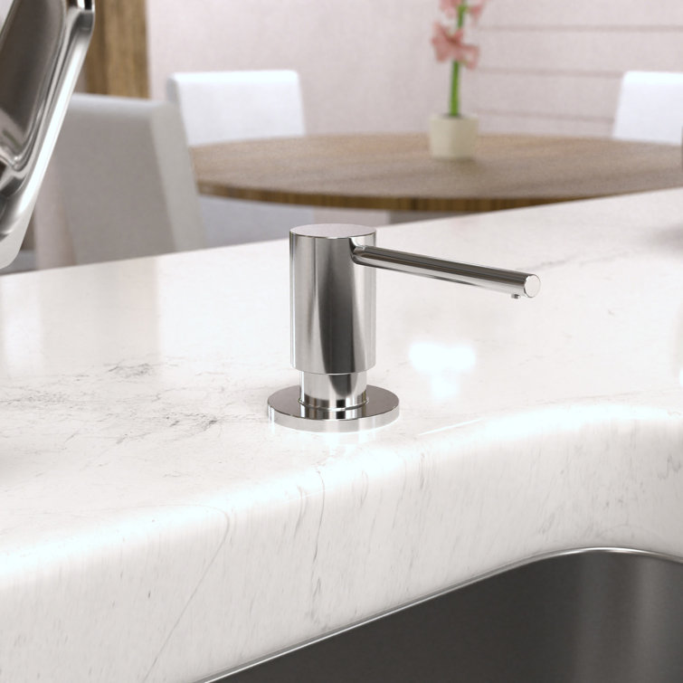 German Engineered Steel Optik Modern Soap Dispenser