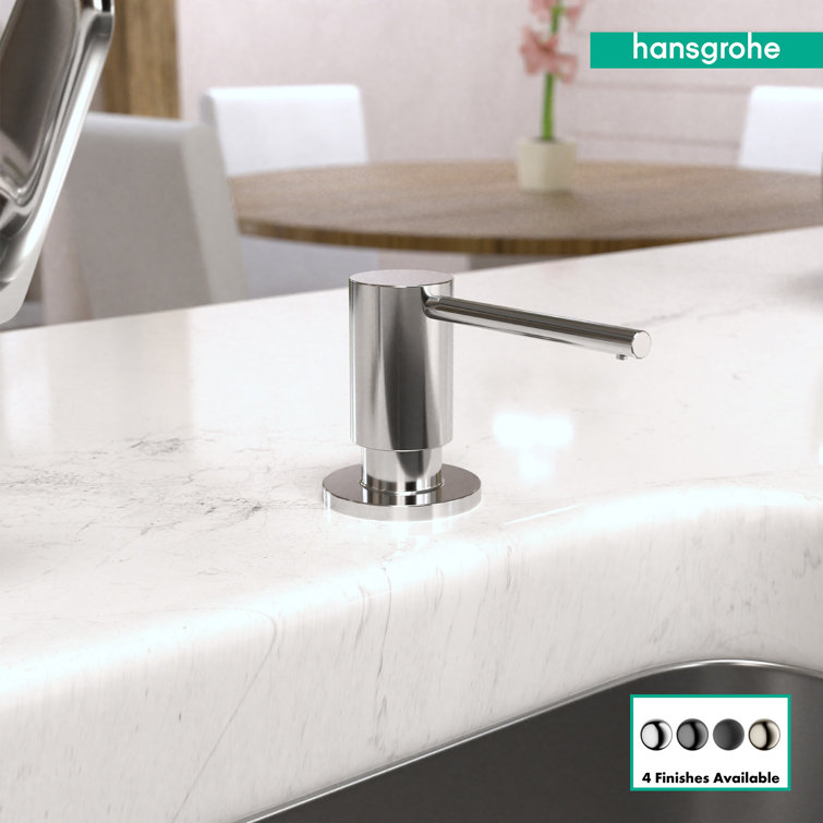 German Engineered Steel Optik Modern Soap Dispenser