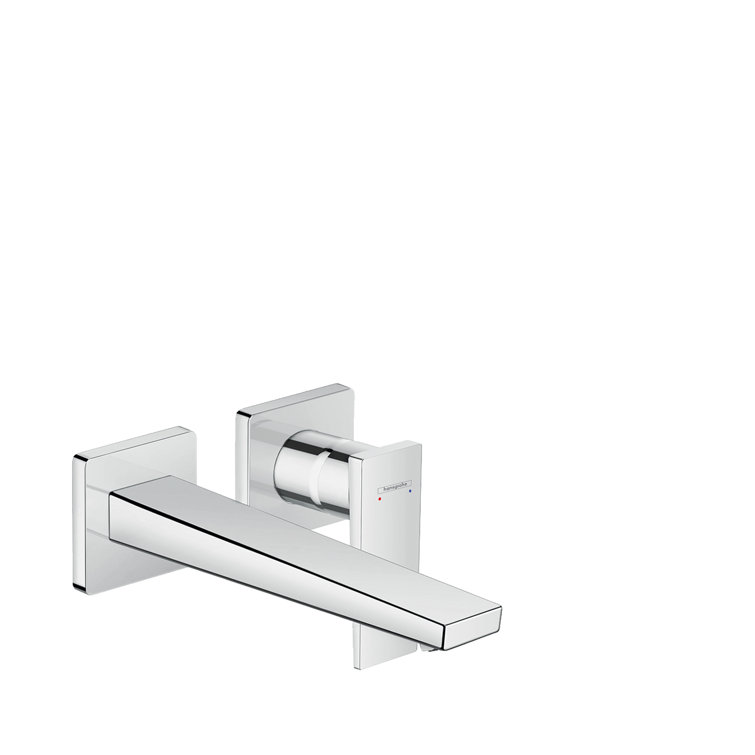 Sleek Eurostyle Brushed Nickel Wall-Mounted Modern Faucet