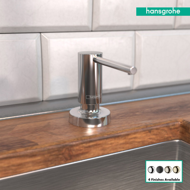 Modern Chrome 4-inch Soap and Lotion Dispenser