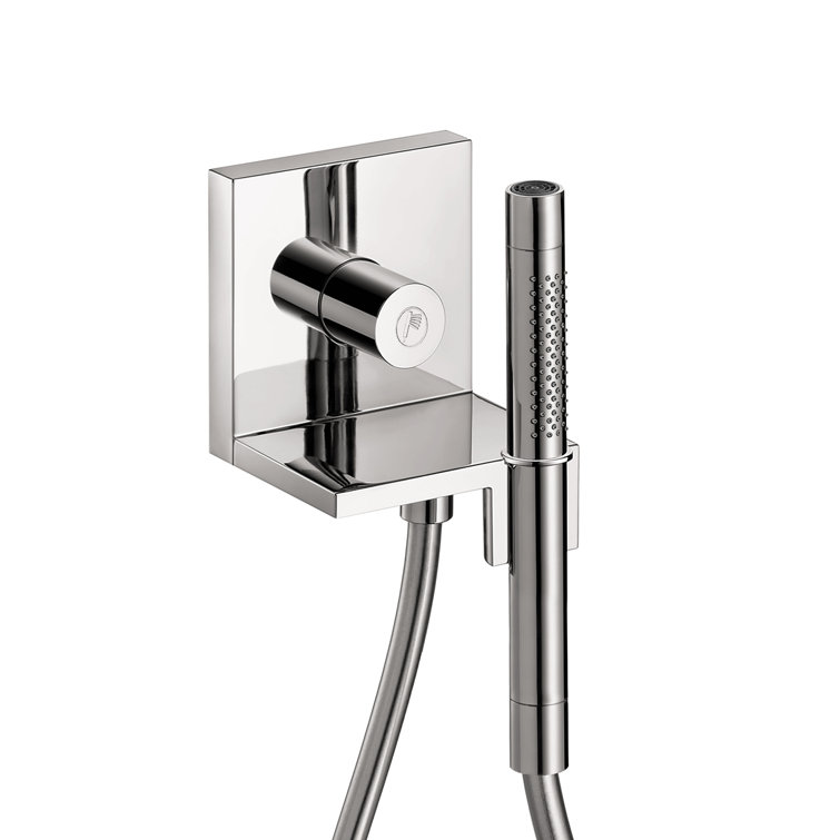 Chrome Multi-Head Wall Mounted Handheld Shower System