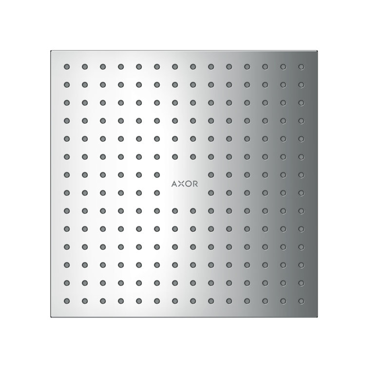 Axor Chrome Square Ceiling Mounted Rain Shower Head